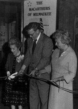 MacArthurs of Milwaukee Exhibit Ribbon Cutting
